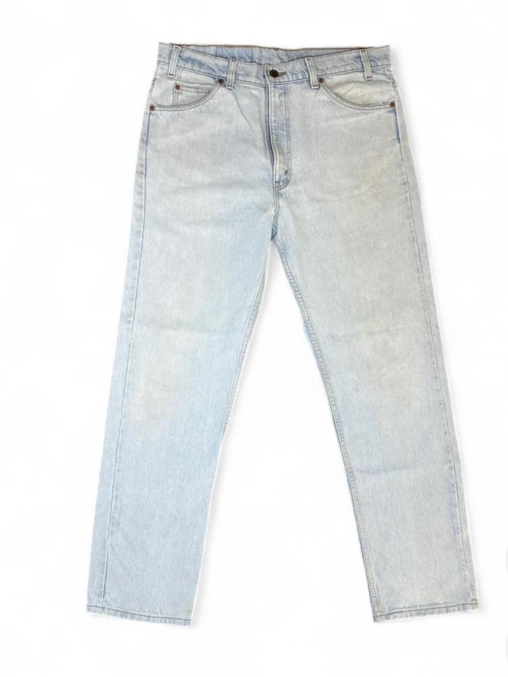 Levi's Men's Straight Jeans in Pale Blue Wash